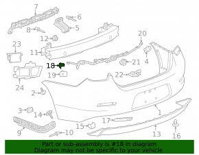 Парктроник передний Cadillac ATS 13-19