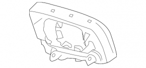 Корпус зеркального элемента правый BMW 5 F10 11-13 без BSM