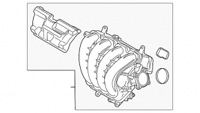 Колектор впускний Mazda CX-5 13-16 2.0