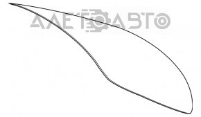 Скло заднє Mercedes CLA 14-19-