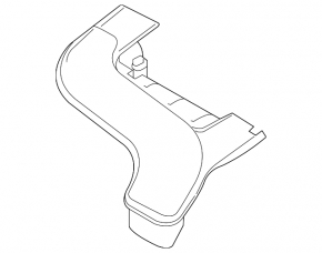 Воздухоприемник BMW X5 F15 16-18 plug-in
