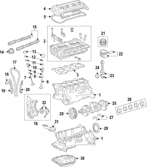 Распредвал впуск Hyundai Veloster 12-17 1.6