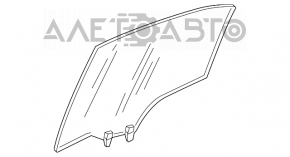 Скло дверей задньої правої Honda Civic 4d 06-09
