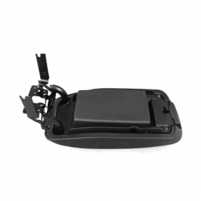 Подлокотник Jeep Cherokee KL 14-18 черный кожа, белая строчка
