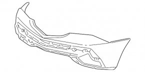 Бампер передний голый Acura MDX 07-09