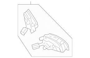 Кнопки управления на руле Mercedes W167 GLE 24-25