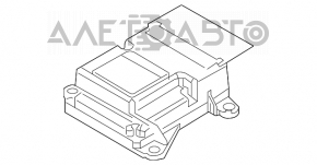 Модуль srs airbag компьютер подушек безопасности Mazda3 MPS 09-13