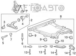 Рычаг нижний передний правый Chevrolet Volt 11-15