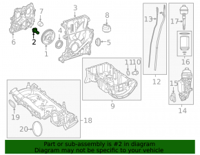 Болт шкива коленвала Mercedes GLA 14-20 2.0