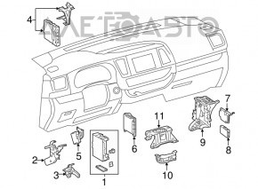 Mirror Memory Control Toyota Highlander 14-