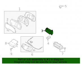 Блок кнопок передней панели Hyundai Kona 18-21 под BSM, без проекции, под радар