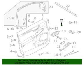 Кнопка блокировки двери передней левой Ford Escape MK4 20-26