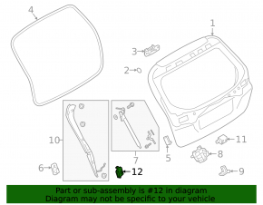 Блок керування дверима багажника Subaru Outback 20-25 під електроамортизатори