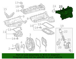 Коллектор впускной Mercedes W167 GLE 450 20-23 3.0h с интеркулером