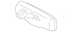 Зеркало внутрисалонное Toyota Sienna 15-17 автозатемнение, Home link, компас