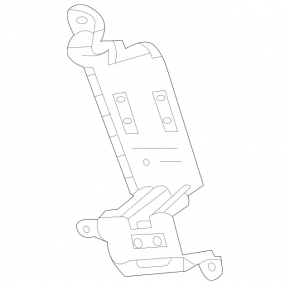 Кріплення блоку BCM BODY CONTROL MODULE у багажнику Mercedes X167 GLS 20-23