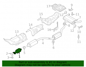 Катализатор задний Ford C-max MK2 13-18 срезанный