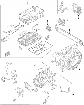 Vehicle Dynamic Control MODULE Hyundai Santa Fe 24-26 HEV, FWD