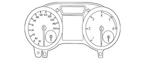 Щиток приборов Mercedes GLS-class X166 13-19 без проекции, 87к