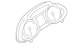 Щиток приборов Audi Q5 8R 13-17 114к