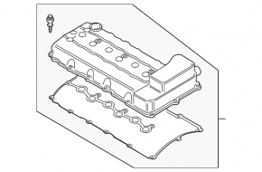 Крышка клапанная VW Passat b7 12-15 USA 3.6