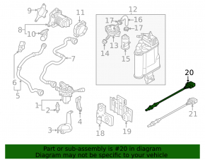Лямбда-зонд первый Audi A3 8V 15-20 2.0T