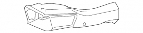 Воздуховод тормозного диска правый BMW X5 F15 14-18