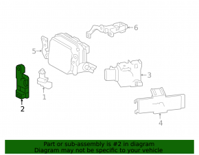Emission Smog Control Sensor Lexus ES350 07-12 сломано крепление