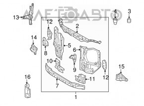 Emission Smog Control Sensor Lexus ES350 07-12 сломано крепление