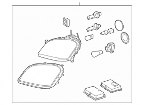 Фара передняя правая Mercedes W164 ML 05-08 ксенон