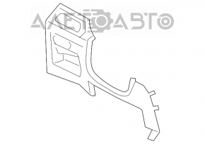Накладка коліна водія Hyundai Azera 12-17 беж