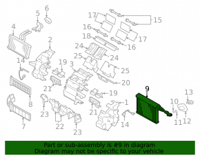 Испаритель Subaru Outback 20-23