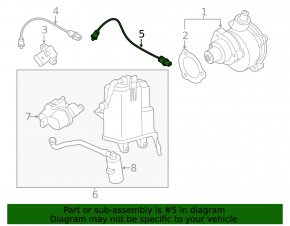 Лямбда-зонд второй BMW 5 F10 14-16 3.0T