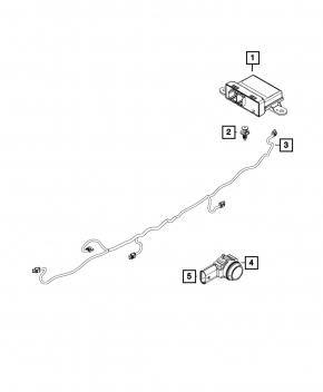 Parking Assist Module Jeep Compass 17-18