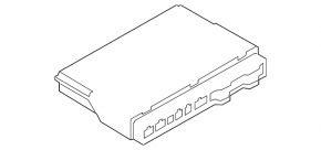 DRIVER SEAT CONTROL MODULE BMW X3 F25 11-17