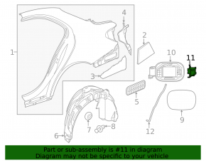 Замок лючка бензобака Mercedes C-class W205 20-21