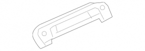 Ручка потолка задняя левая Mercedes W167 GLE 350 450 20-21 черная, царапины