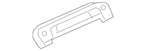 Ручка потолка задняя левая Mercedes W167 GLE 350 450 20-21 черная, царапины
