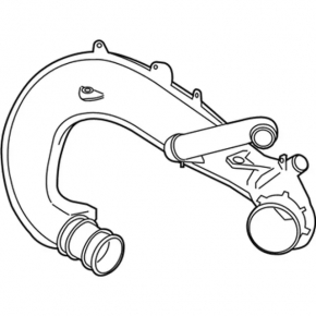 Воздуховод на коллектор Ford Fusion mk5 17-20 1.5Т