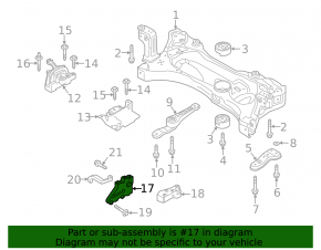 Кронштейн мкпп VW Jetta 19-26