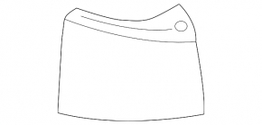 Клык бампера правый Infiniti FX35 FX45 03-08