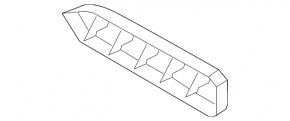 Сетка воздухоприемника Audi A4 B8 13-16 2.0T