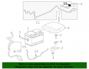 Battery Current Sensor Chevrolet Camaro 16-