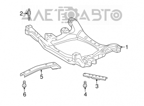 Подрамник передний Lexus GS300 GS350 GS430 06-11 awd