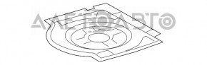 Накладка запаски Lexus RX350 RX450h 10-15 ткань