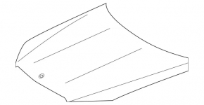Капот голый Mercedes W167 GLE 350 450 20-26