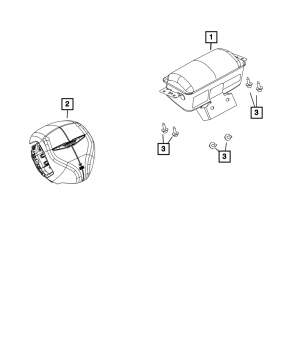 Подушка безопасности airbag пассажирская в торпеде Dodge Challenger 09-14 дорест