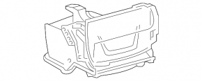 Карман центральной консоли Toyota Camry v55 15-17 usa с беспроводной зарядкой