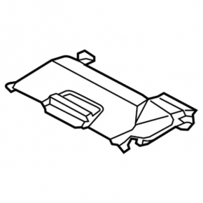 Крышка корпуса АКБ задняя Lincoln MKC 15-19
