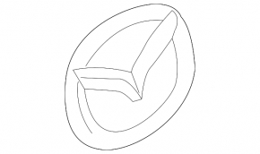 Двері багажника значок значок Mazda CX-50 23-26